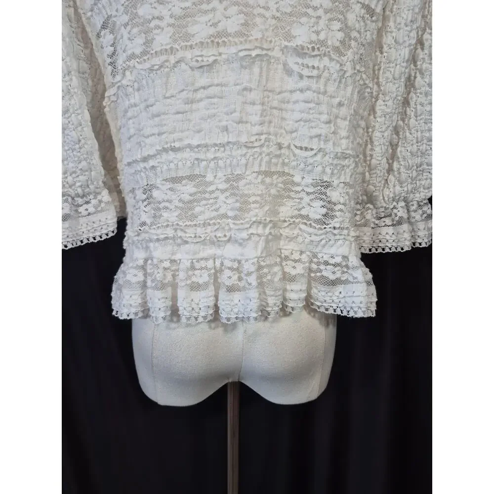 Anthropologie puff sleeve